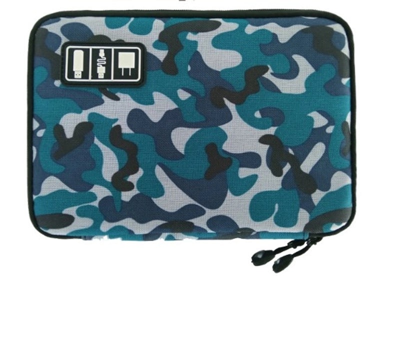 Vintage Solid Color Nylon Digital Organizer Pouch|Digital Storage Bags