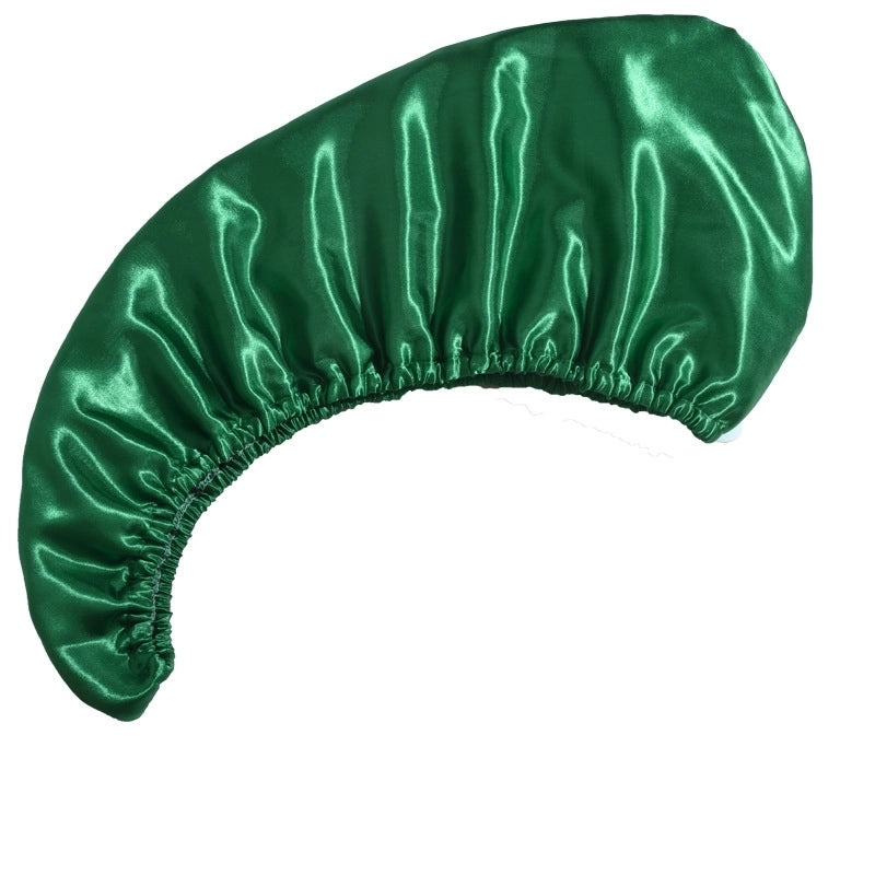 Solid Color Soft Faux Silk Hair Drying Cap for Everyday Use|Hair Care Accessories
