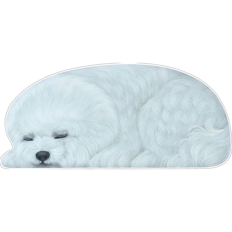 Stylish Dog Polyester Area Rug for Home Decor|Home & Living Accessories