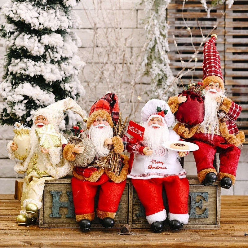 Christmas Cute Classic Plastic Table Ornaments for Festive Home Decor|Holiday Decorations