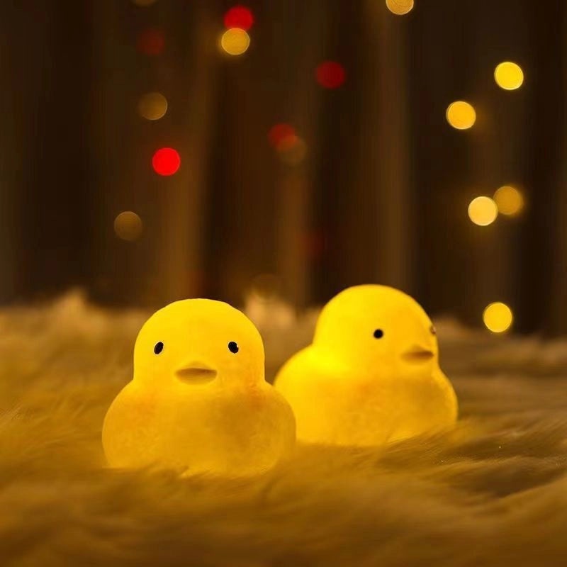 Adorable Bear and Duck Vinyl Night Lights for Indoor Birthday Decor|Home Decor Lighting