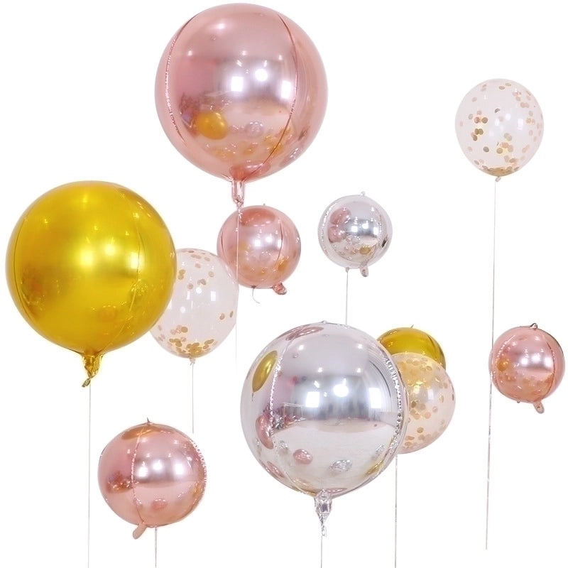 Solid Color Aluminum Foil Balloons for Birthday and Wedding Decorations|Party Supplies & Decorations