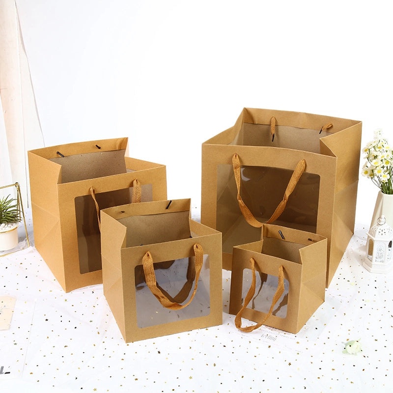 Elegant Minimalist Solid Color Gift Bags for Parties and Festivals | Party Supplies