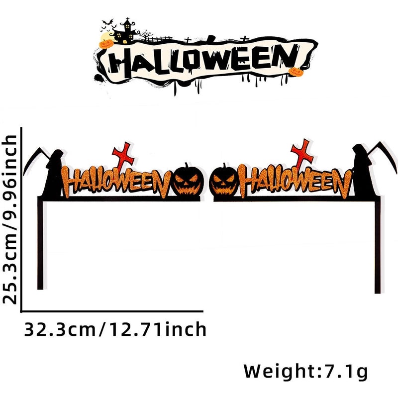 Halloween Cute Pumpkin and Bat Felt Decoration|Home Festival Decor