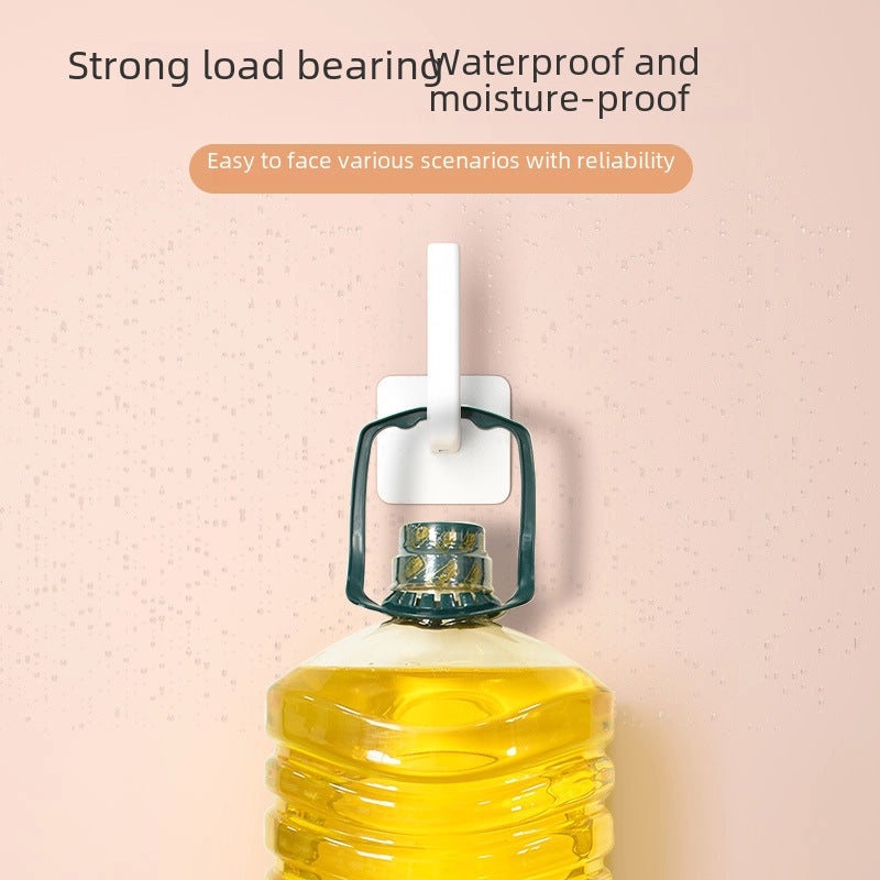 Punch-free Strong Adhesive Seamless Hook Multi-functional Hanger for Wall Door Bathroom Hallway|Home Organization & Storage Accessories