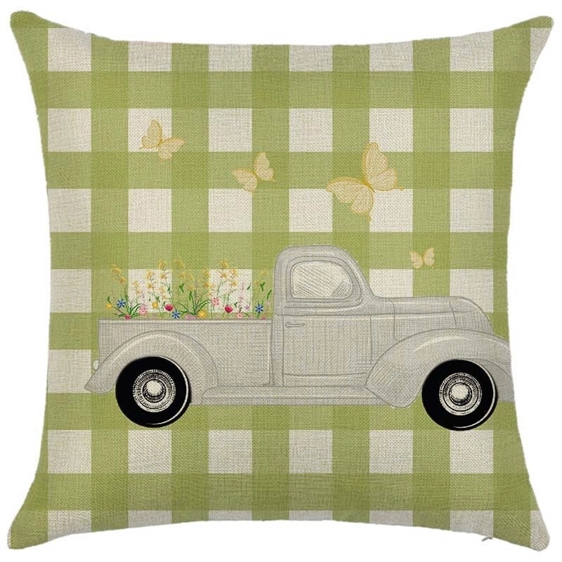 Rustic Floral Linen Pillow Covers | Home Decor & Bedding