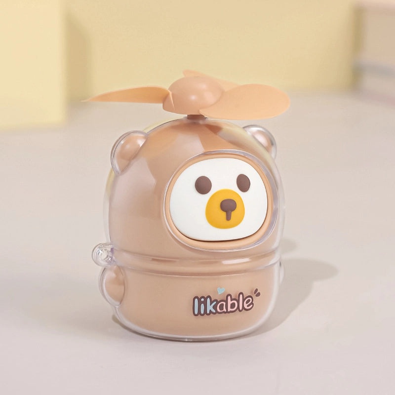 Cute Cartoon Panda Mini USB Rechargeable Portable Fan for Kids | Portable Fans