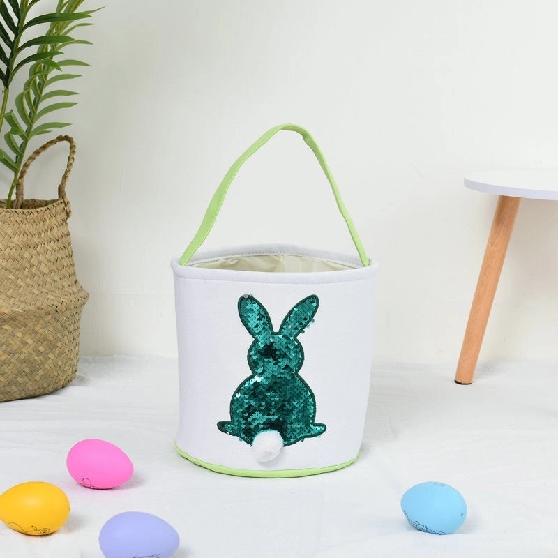 Minimalist Easter Rabbit Cloth Basket for Daily Use | Home Decor & Seasonal Accessories