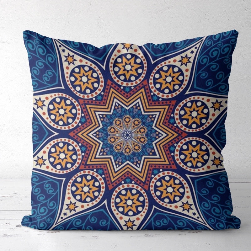 Vintage Printed Polyester Pillow Covers for Couch & Sofa | Home Decor Pillows