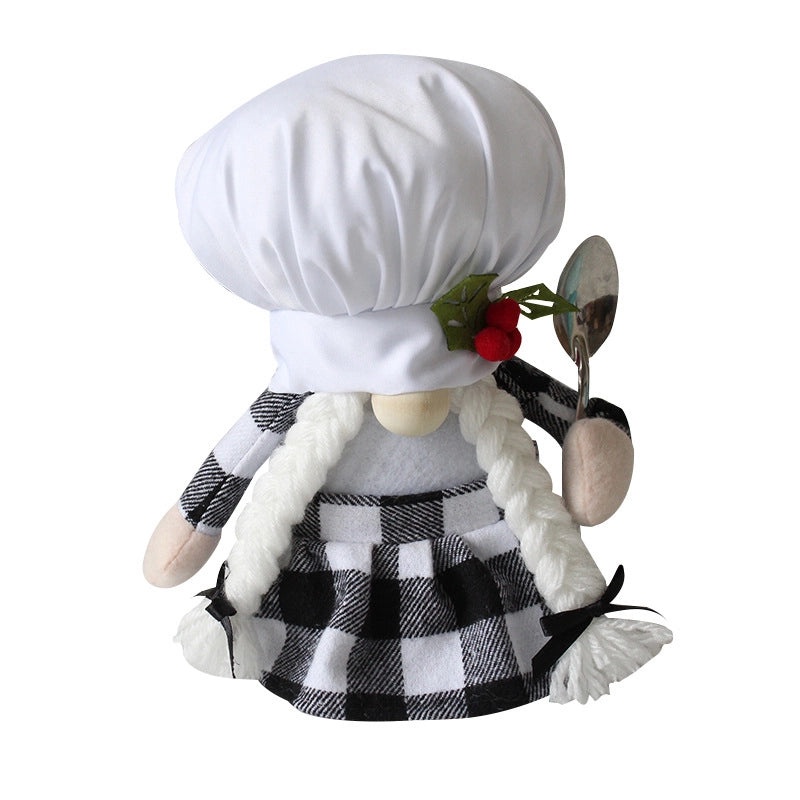 Adorable Gnome Chef Plush Toy Perfect for Festive Decor|Home Decor Plush Toys
