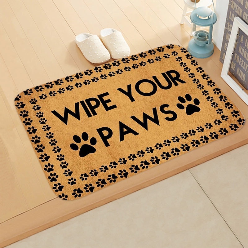 Cozy Letter Pattern Flannel Fabric Rug|Home Decor & Carpets