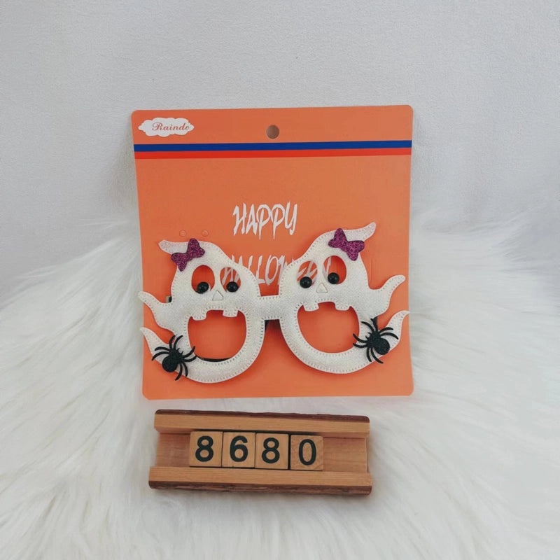 Halloween Cute Minimalist Pumpkin and Spider Mixed Materials Jewelry | Holiday Accessories