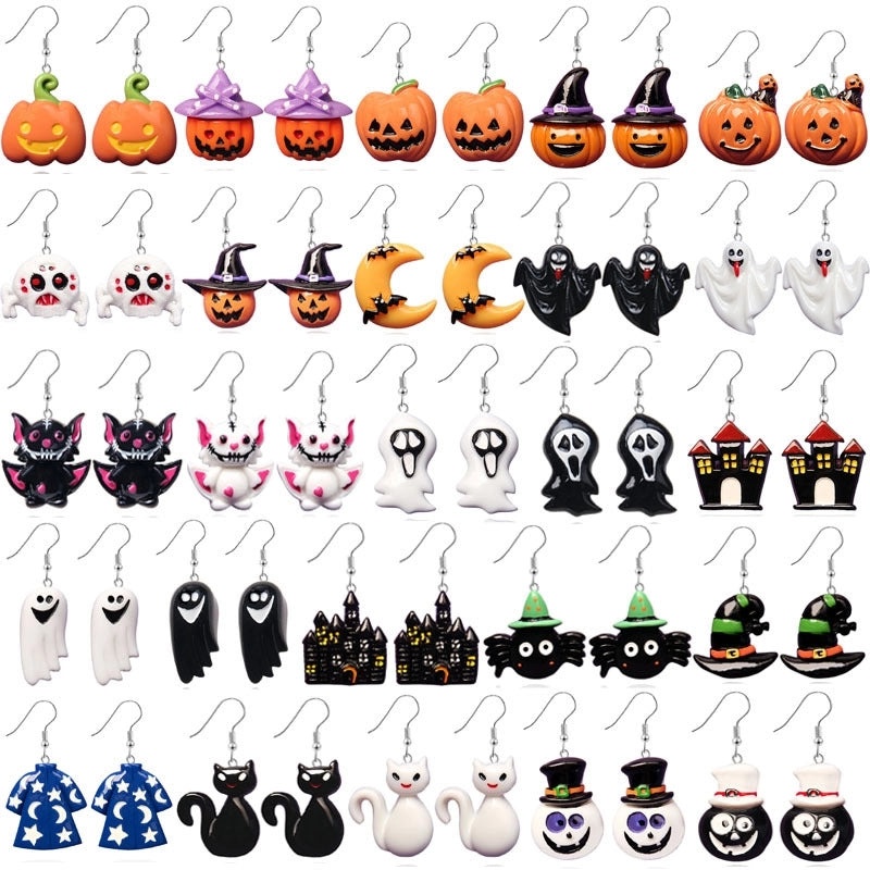 Cute Halloween Resin Decoration with Funny Pattern for Party Festival|Home Decor