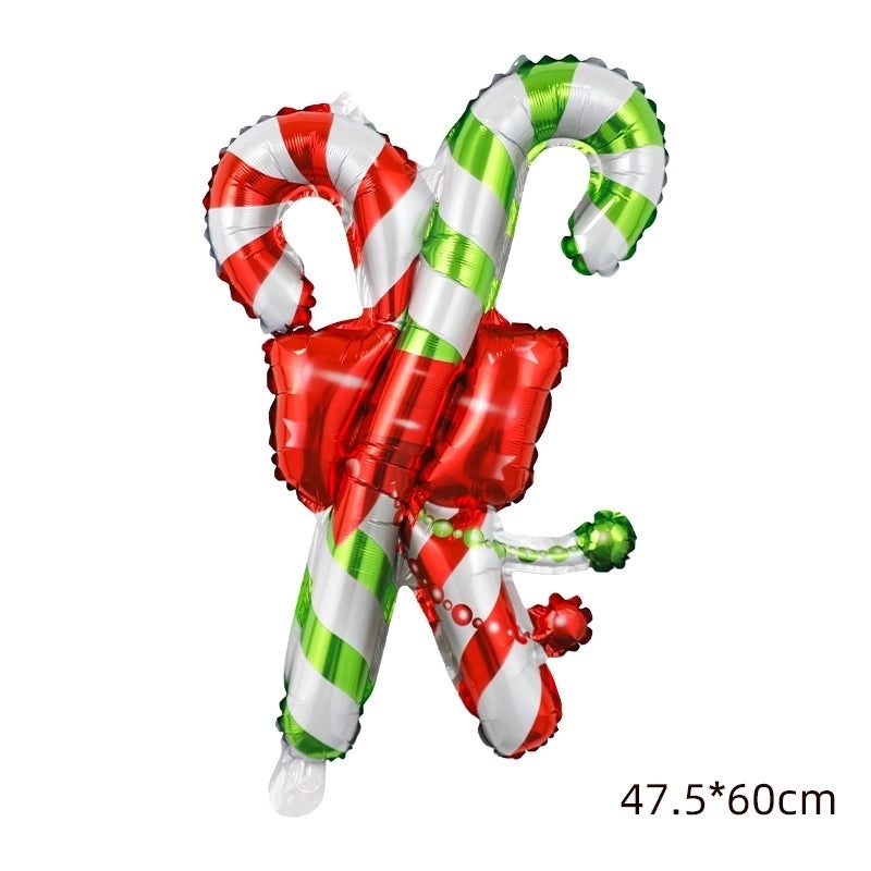 Christmas Santa Claus and Reindeer Candy Foil Party Balloon | Party Supplies