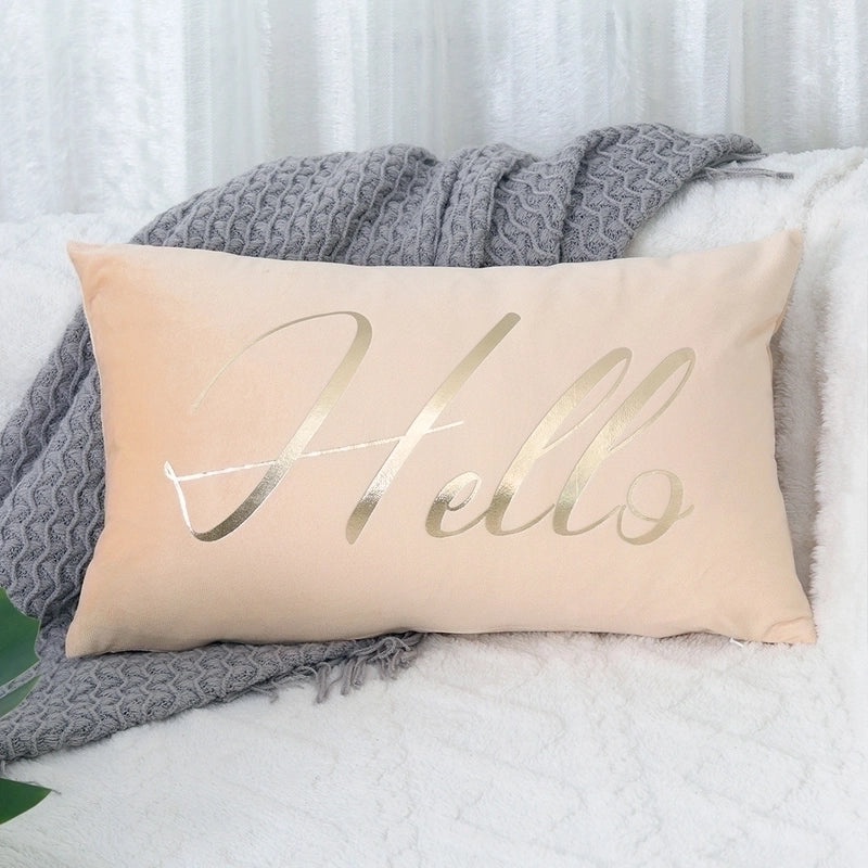 Minimalist Classic Letter Design Polyester Pillow Covers|Home Decor Pillows
