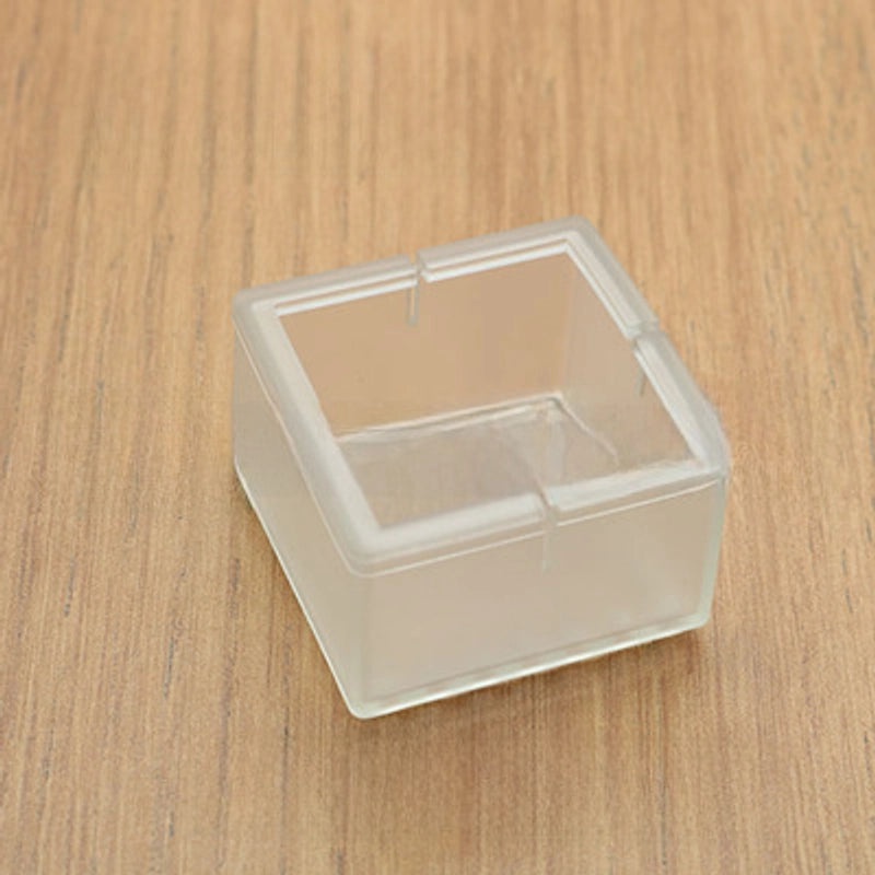 Transparent Non-slip Rubber Chair Leg Caps Thickened Floor Protectors Multi-size Furniture Feet Covers|Home & Living