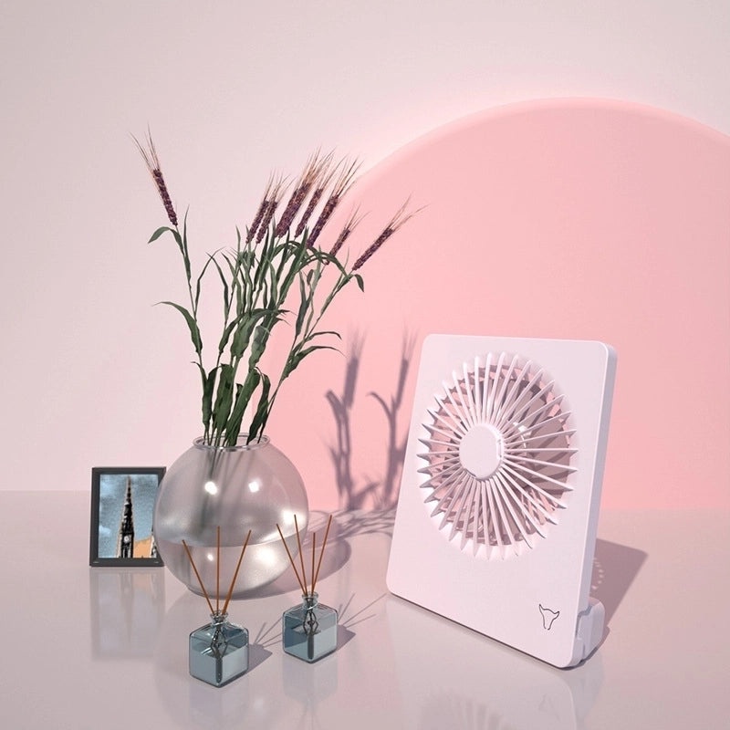 Portable USB Mini Desk Fan Quiet Rechargeable Electric Fan for Office Home Summer|Small Appliances