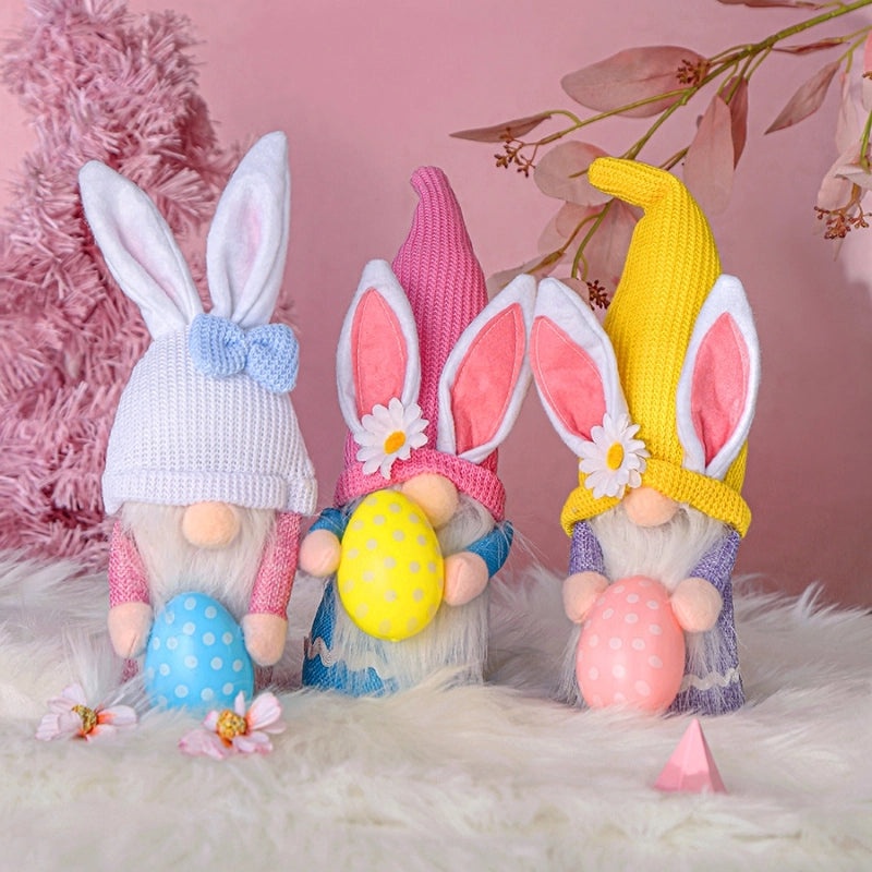 Easter Bunny Egg Plush Doll for Home Decor|Seasonal Decorations