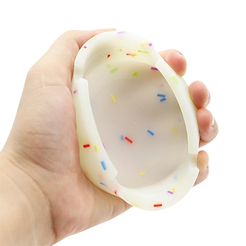 Minimalist Solid Color Silicone Ashtray Decorative Ornament|Home Decor & Accessories