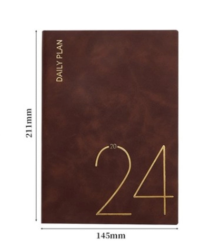 Solid Color PU Leather Notebook for School | Stationery & Notebooks
