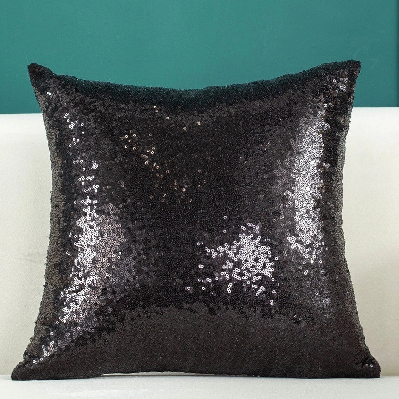 Elegant Vintage Solid Color Sequin Pillow Covers|Home Decor Pillows