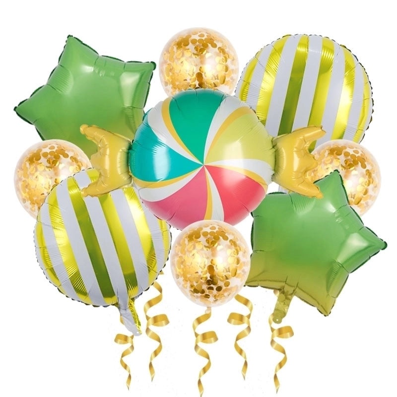 Birthday Letter Star Aluminum Foil Party Balloons Set | Party Decorations
