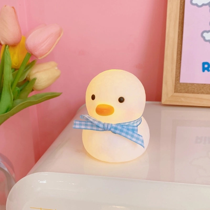 Adorable Bear, Pig, and Duck Vinyl Night Light for Indoor Use | Home Decor Lighting