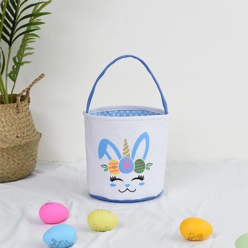 Minimalist Easter Rabbit Cloth Basket for Daily Use | Home Decor & Seasonal Accessories