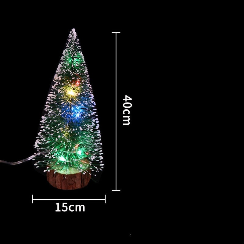 Casual Christmas Tree Plastic Iron Table Decoration for Family Gathering | Holiday Home Decor