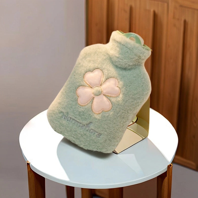 Cartoon PVC Hot Water Bag Thickened Explosion-Proof Hand Warmer Hot Compress Water Injection Hot Water Bag|Home & Living > Heating Appliances