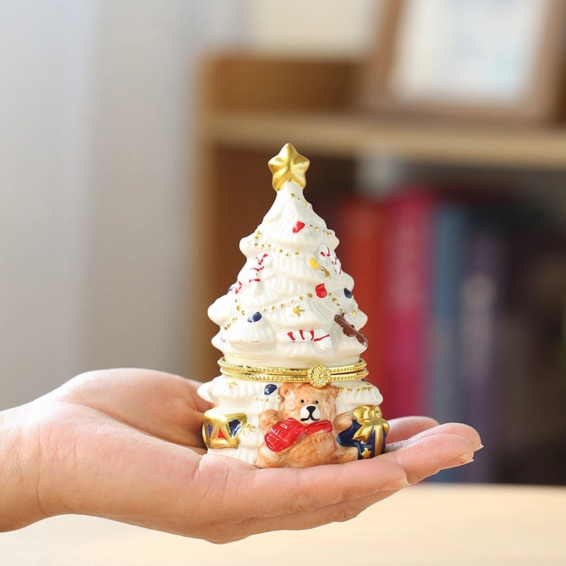 Christmas Cute Bear Ceramic Christmas Tree Decoration | Home Decor & Holiday Accessories