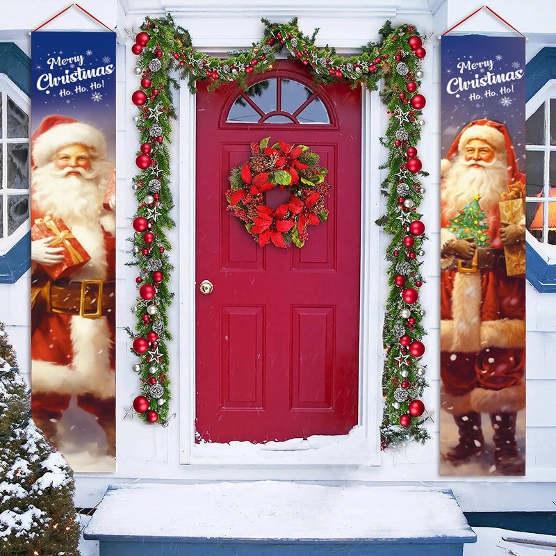 Christmas Santa Claus and Snowman Hanging Ornaments for Holiday Decor|Holiday & Festival Decorations