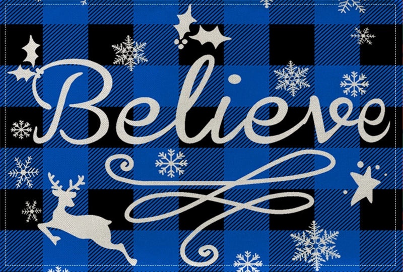 Vintage Cotton Linen Christmas Tree Letter Decoration|Home & Garden > Holiday Decor > Christmas Decorations