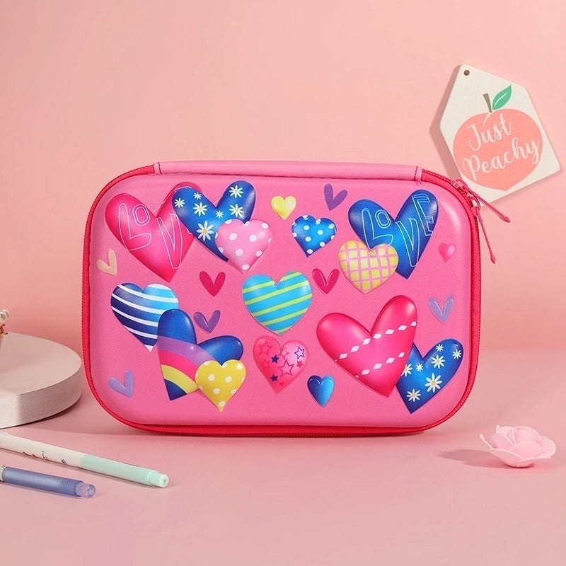 Cute EVA PU Cartoon Pencil Case for School Supplies | School Stationery