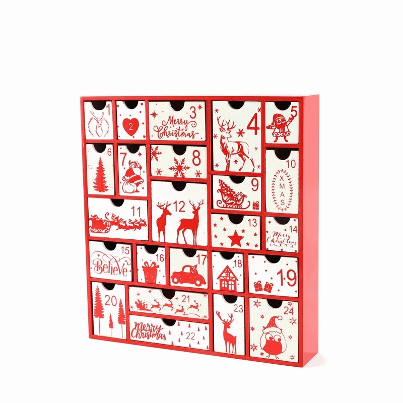 Christmas Countdown Gift Box | Holiday Packaging & DIY Candy Boxes