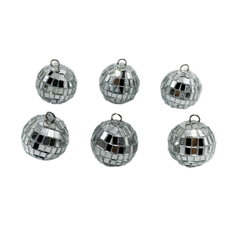 Festive Christmas Glass Ornament Iron Decoration|Holiday Home Decor