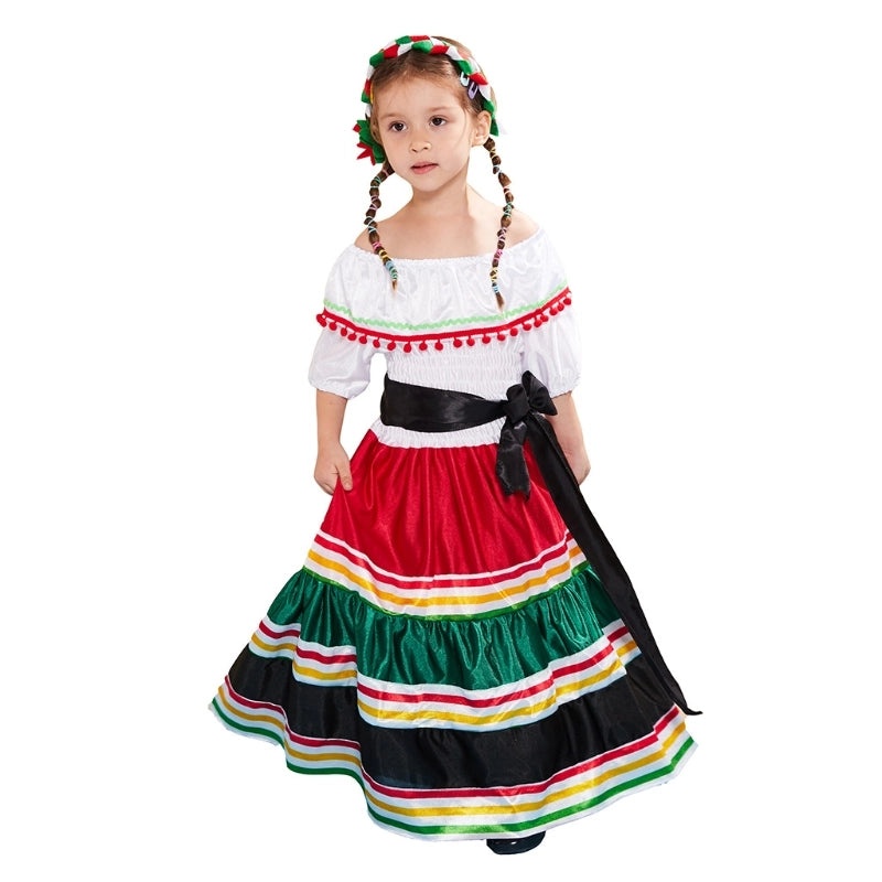 Halloween Ethnic Style Color Block Party Costume Props|Costume Accessories