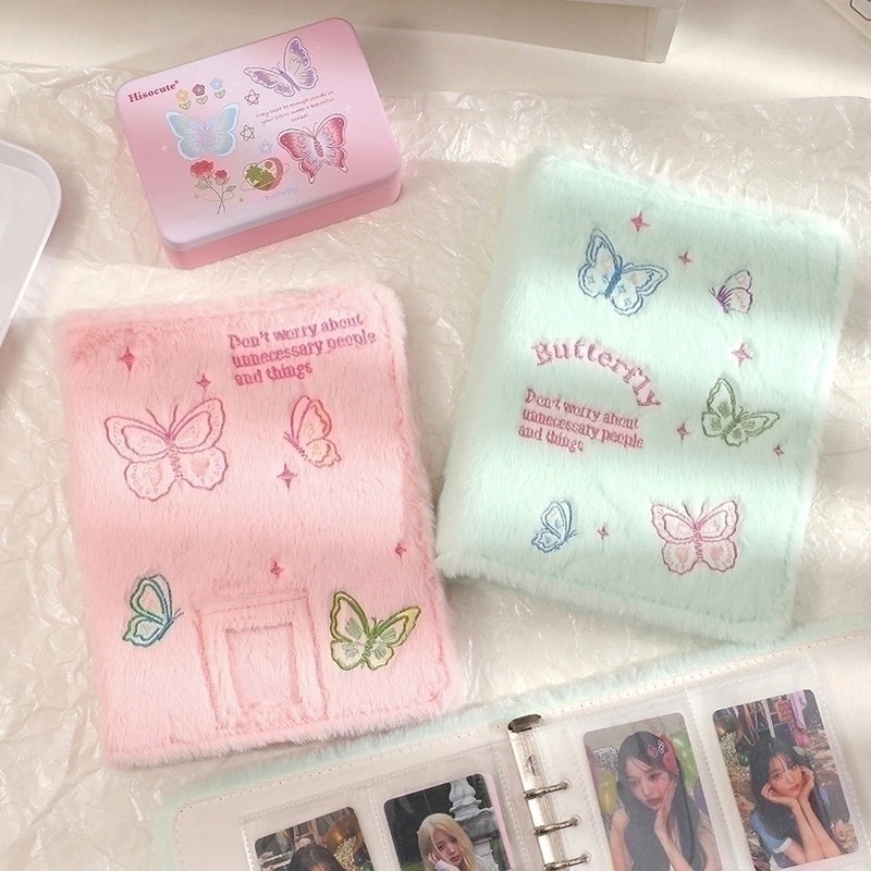 Retro Butterfly Photo Album with Mixed Materials for Daily Memories | Photo Albums & Scrapbooks