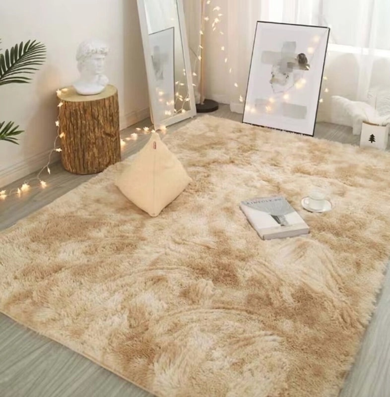 Solid Color Polyester Carpet for Casual Vacation | Home Decor & Artificial Decorations