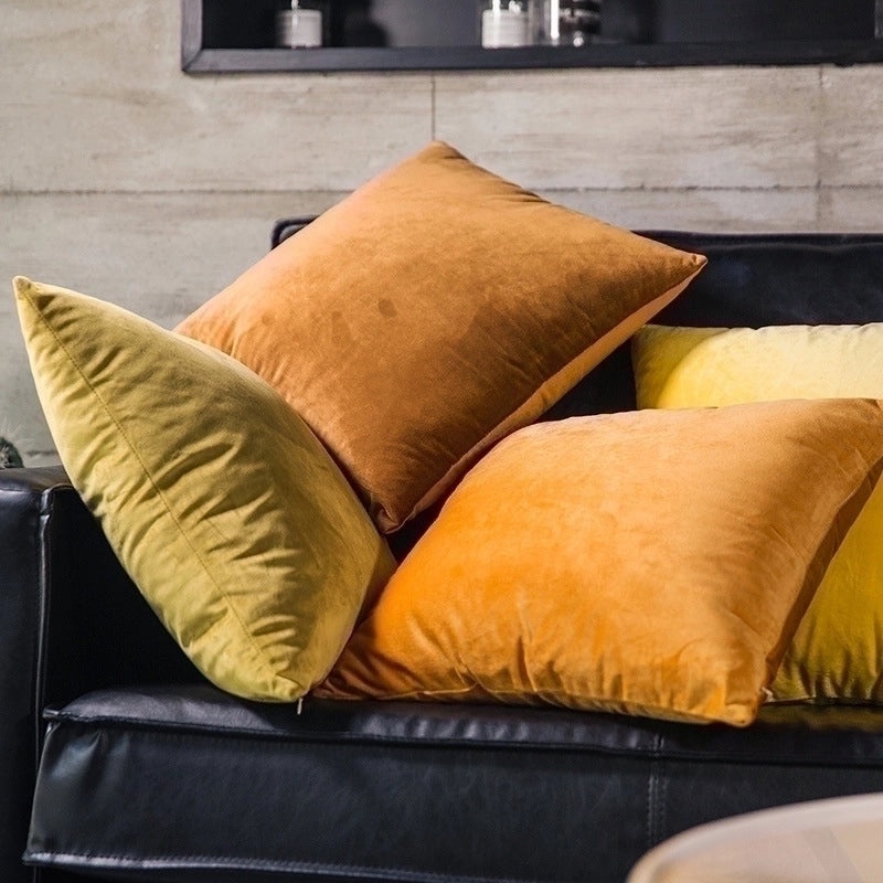 Stylish Solid Color Chemical Fiber Pillow Covers|Home Textiles & Bedding Accessories