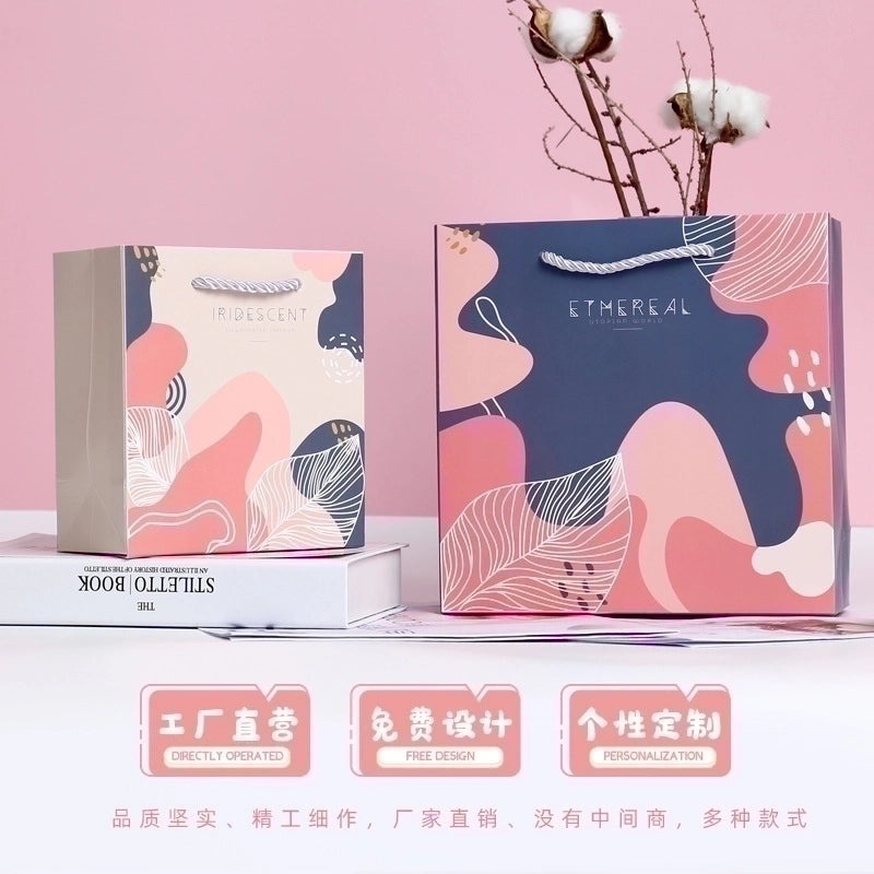 Pop Style Cartoon Handbag Paper Gift Bag for Clothing Shopping|Gift Bags