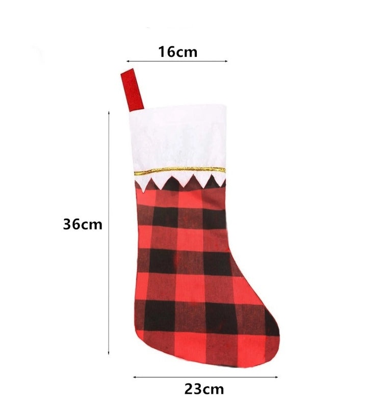Minimalist Christmas Sock Nonwoven Decorative Prop for Daily Use|Home Decor & Seasonal Decorations