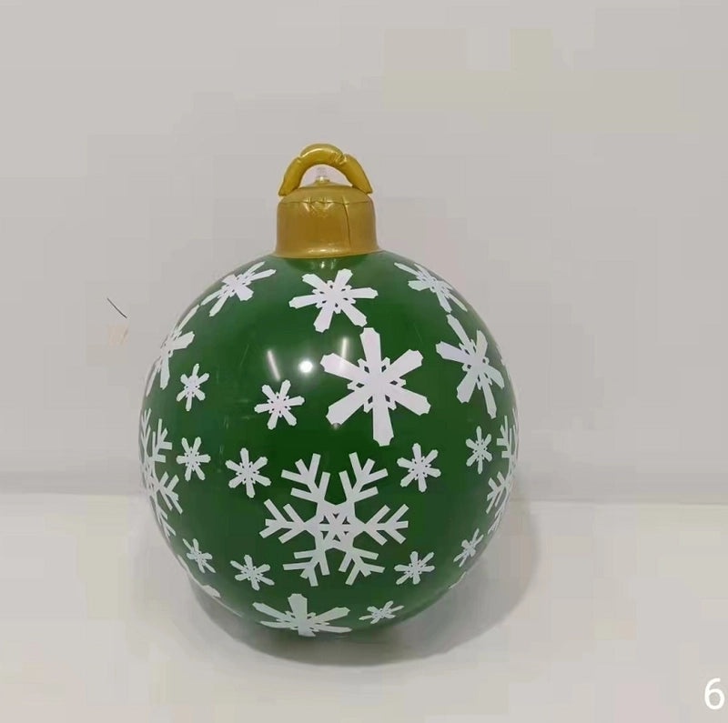 Vintage Christmas Striped PVC Balloons for Indoor and Outdoor Decoration | Holiday Decor