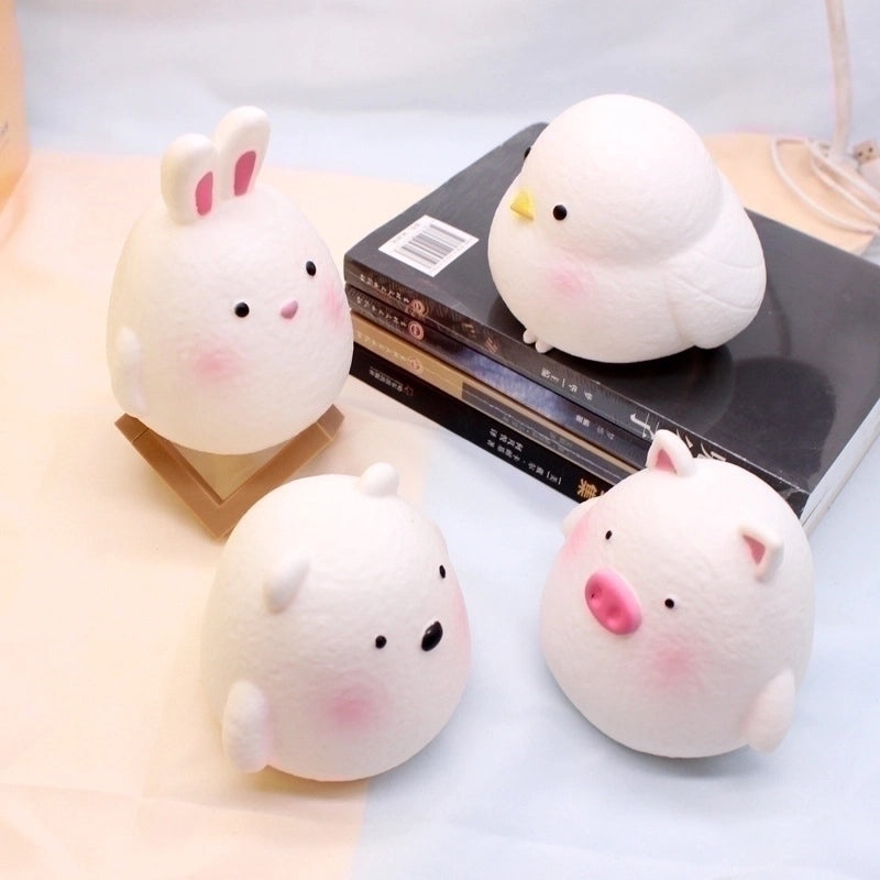 Adorable Bear and Duck Vinyl Night Lights for Indoor Birthday Decor|Home Decor Lighting