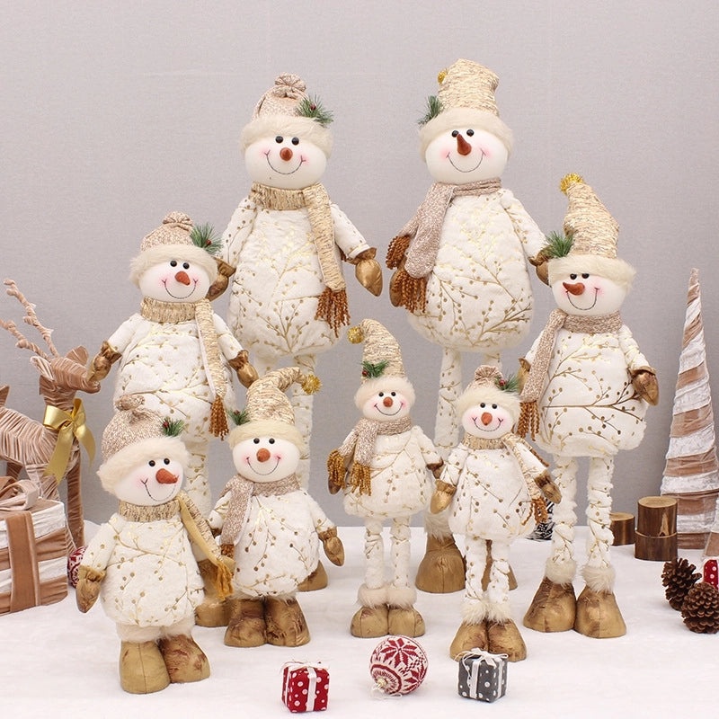 Festive Snowman Plush Party Decorations|Holiday Party Supplies