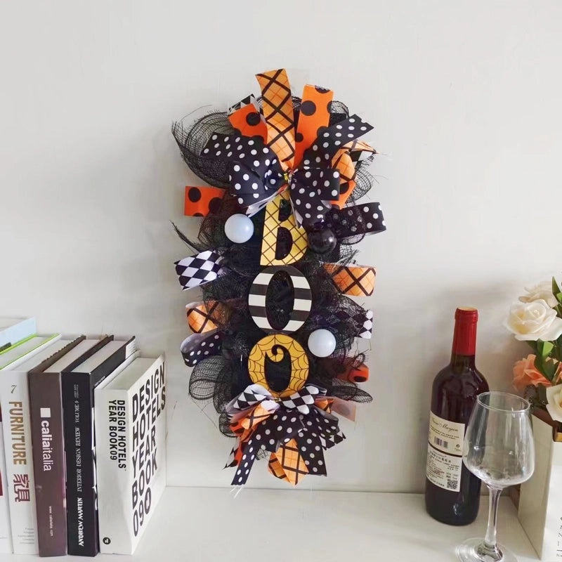 Halloween Pumpkin Ghost Garland Door Hanging Decoration for Garden and Home | Home Decor