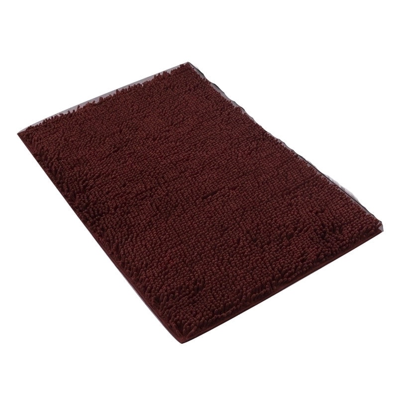 Elegant Solid Color Polyester Floor Mat for Home Decor|Home & Living Accessories