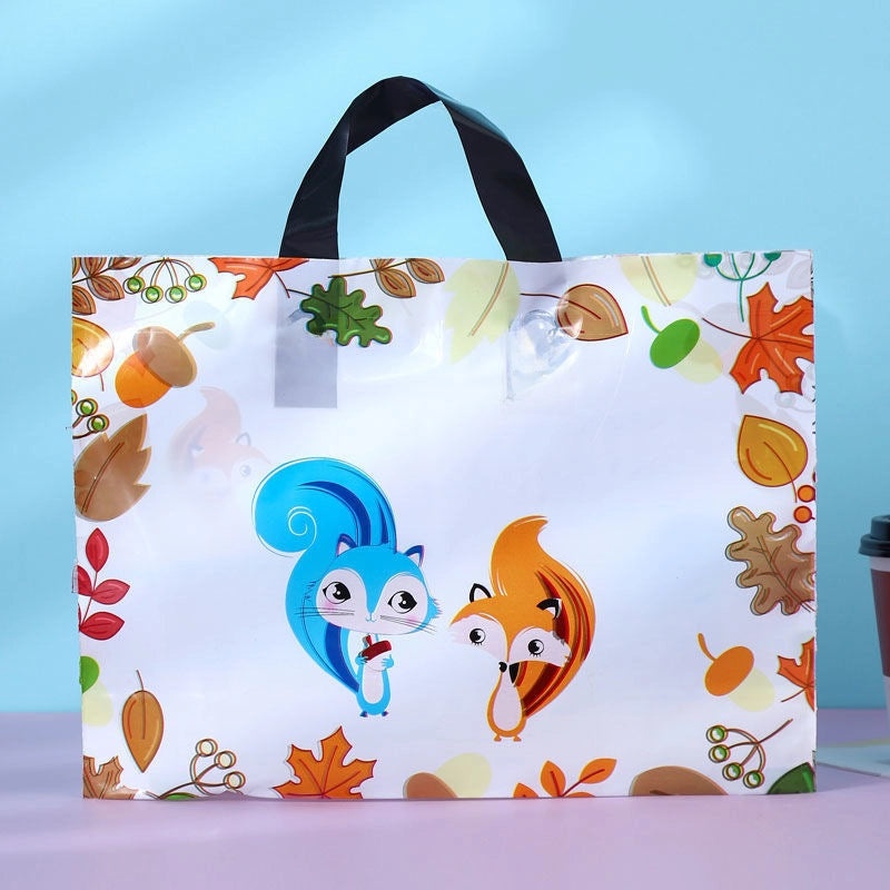 Printed PE Tote Bag for Children's Clothing|Kids Apparel Accessories