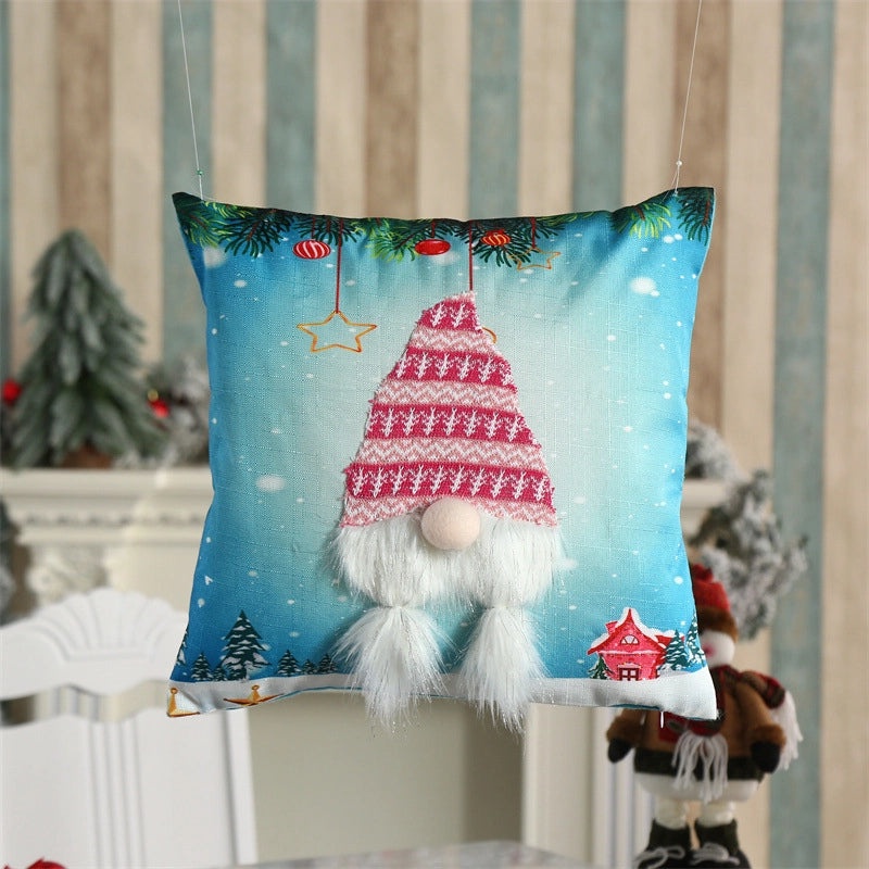 Christmas Holiday Geometric Decorative Pillow Cover|Home Decor Accessories