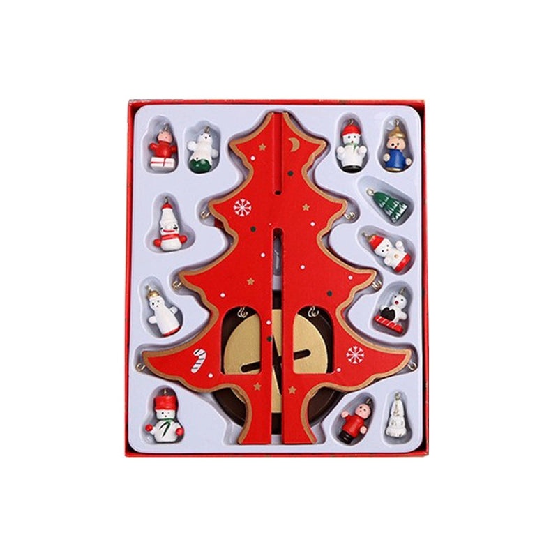 Minimalist Wooden Christmas Tree Decorative Ornament for Holiday Home Decor|Holiday Decorations